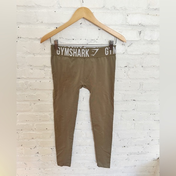 Gymshark Seamless Leggings Green Size Small - Picture 1 of 7